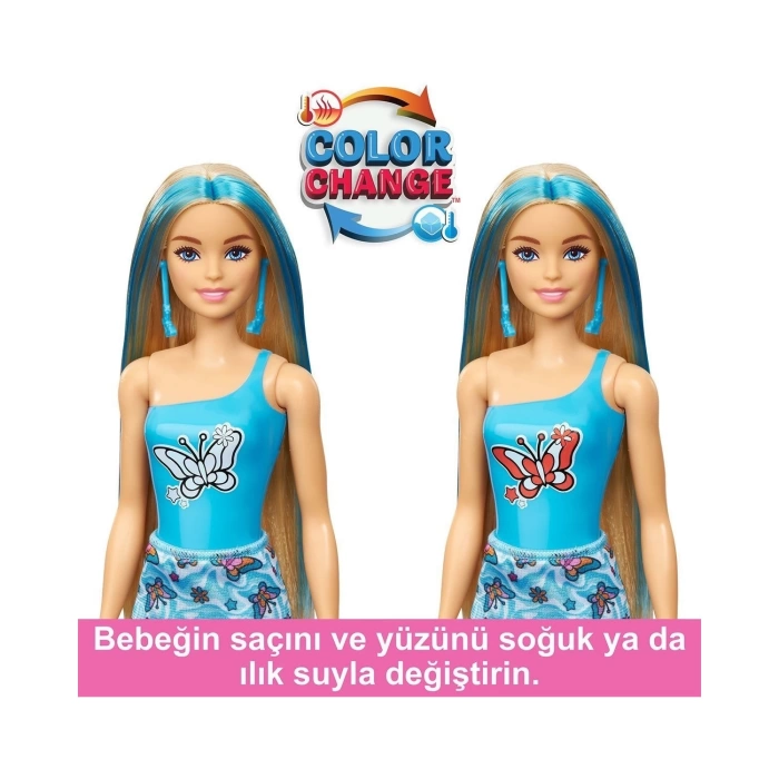 Barbie Color Reveal Renk Değiştiren Sürpriz Barbie Gökkuşağı Serisi-HRK06