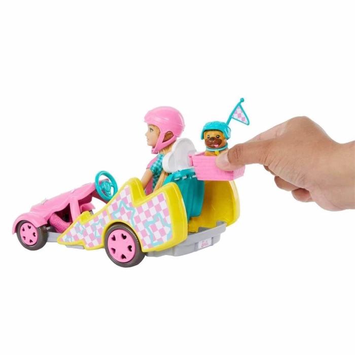 Barbie Stacie Go-Kart Yapıyor Oyun Seti HRM08