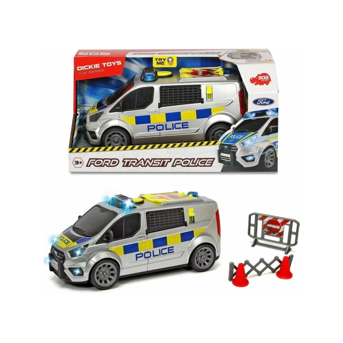 Dickie Toys Ford Transit Polisi 28 cm-3715013