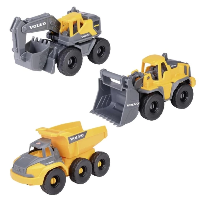 Dickie Toys Volvo İnşaat Araçları Seti 203722015