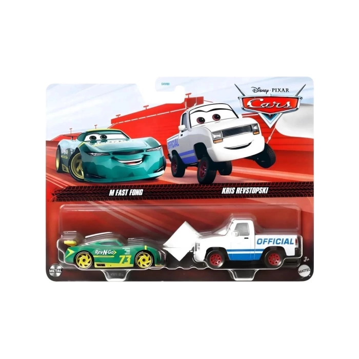 Disney Cars Ikili Karakter Araçlar M Fast Fong - Krıs Revstopskı DXV99-HTX14