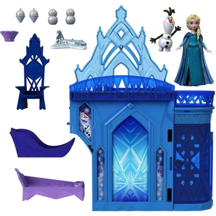 Disney Frozen Disney Karlar Ülkesi Elsa ve Olafın Şatosu Oyun Seti Elsas Ice Palace HLX01