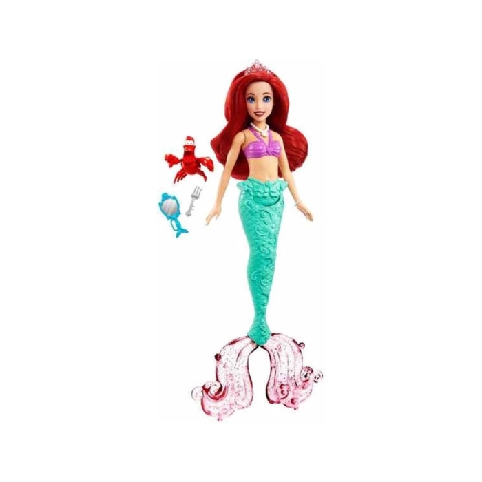 Disney Princess Disney Prenses Deniz Kızı Ariel ve Aksesuarları HLW34