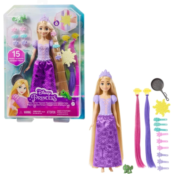 Disney Princess Disney Prenses Renk Değiştiren Sihirli Saçlı Rapunzel-HLW18