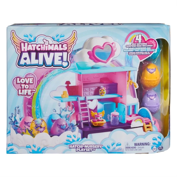 Hatchimals Alive 4 Mini Sürpriz Kreş Oyun Seti 6067631