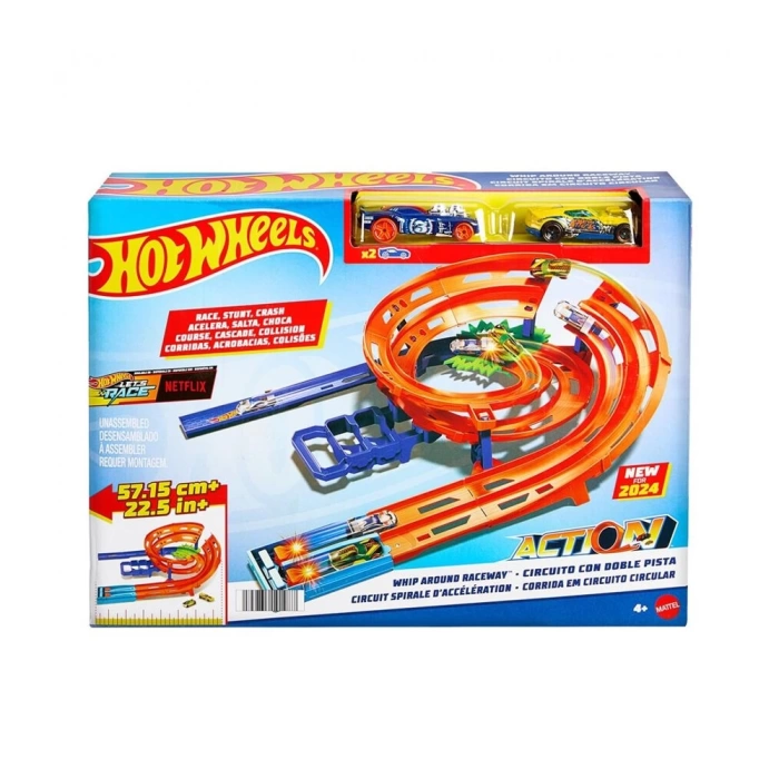 Hot Wheels İkili Yarış ve Akrobasi Pisti Oyun Seti HTK17