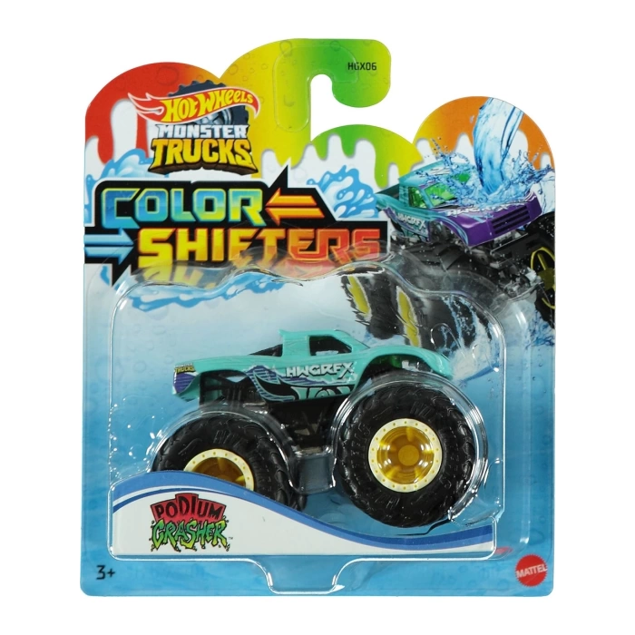 Hot Wheels Monster Trucks Renk Değiştiren Araçlar Podium Grasher HGX08