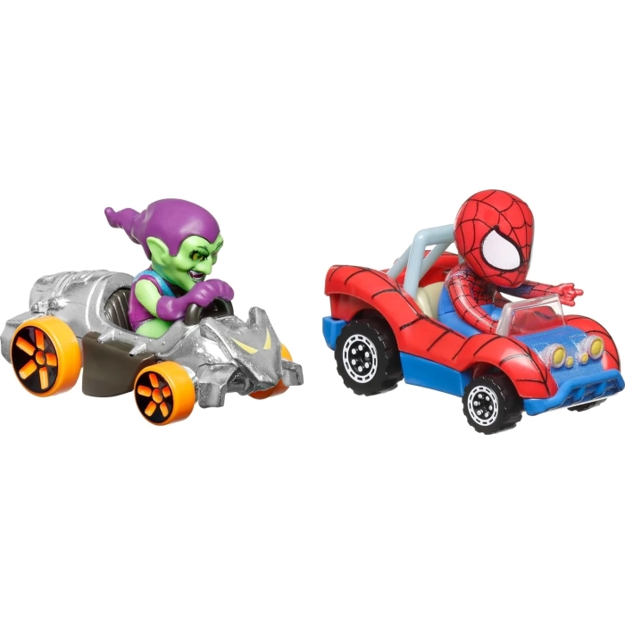 Hot Wheels Racer Verse Green Goblin ve Spiderman - HRT90