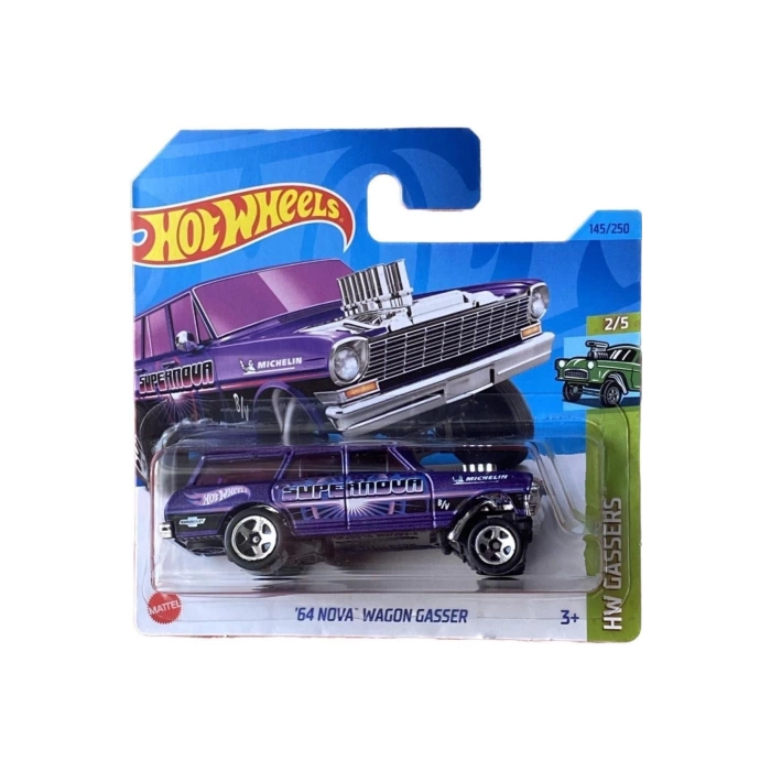 Hot Wheels Tekli Arabalar 64 Nova Wagon Gasser- HKH63