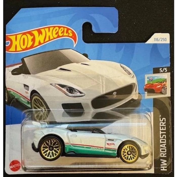 Hot Wheels Tekli Arabalar 15 Jaguar F-Type Project 7 HTC16