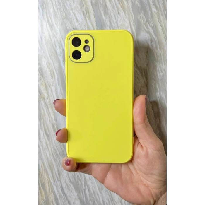 iPhone 11 Mat Elektro Cam Kamera Korumalı Kılıf