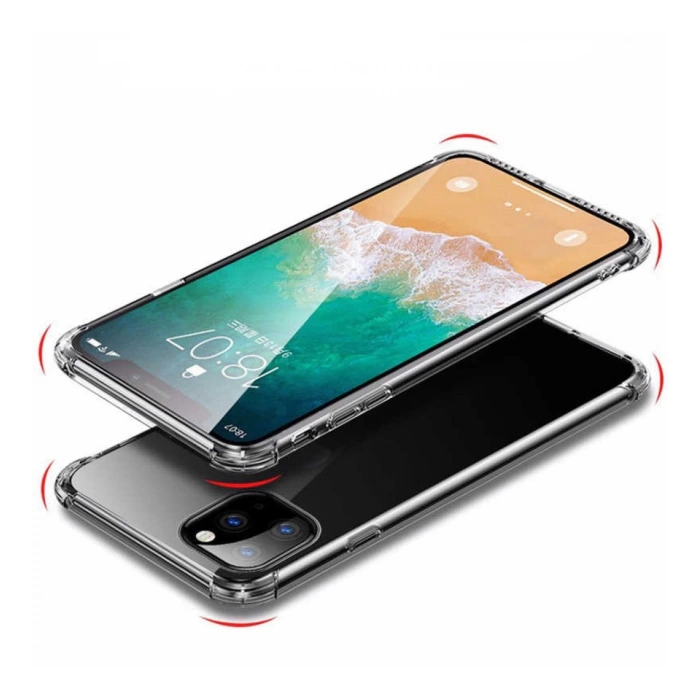 iPhone 11 Pro Max Anti Crash Darbe Korumalı Şeffaf Silikon Kılıf