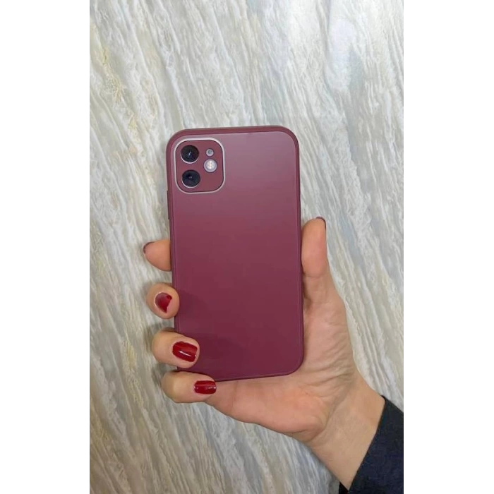 iPhone 11 Pro Max Mat Elektro Cam Kamera Korumalı Kılıf