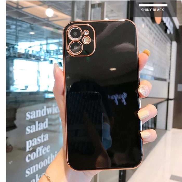 İphone 11 Pro Max TPU Glossy Yumuşak Kamera Korumalı Cep Telefonu Kılıfı