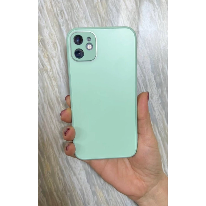 iPhone 12 Pro Mat Elektro Cam Kamera Korumalı Kılıf