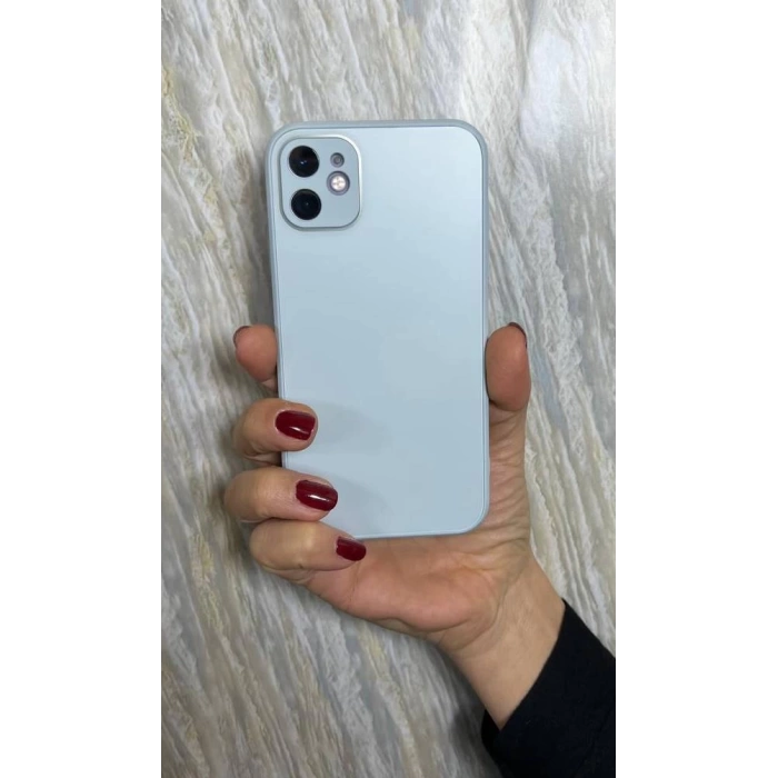 iPhone 12 Pro Mat Elektro Cam Kamera Korumalı Kılıf