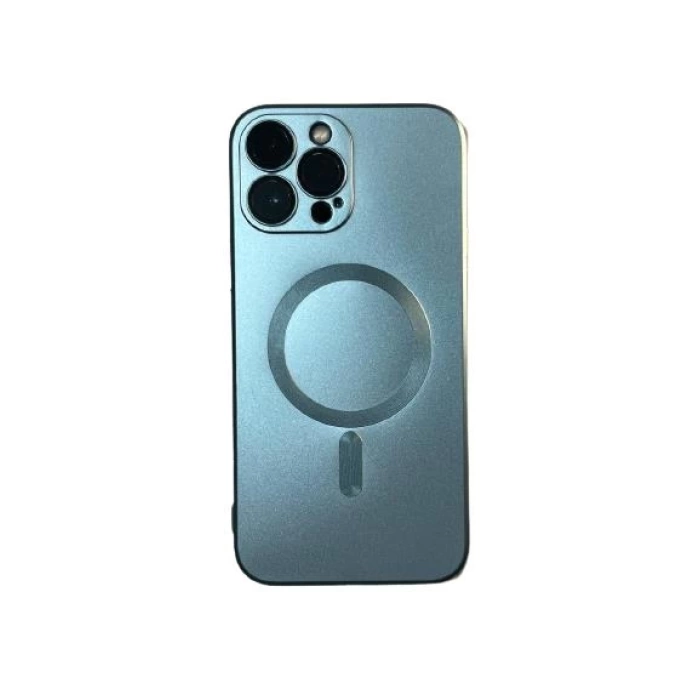 İphone 13 Pro Max Metalic Magsafe Silikon Kılıf