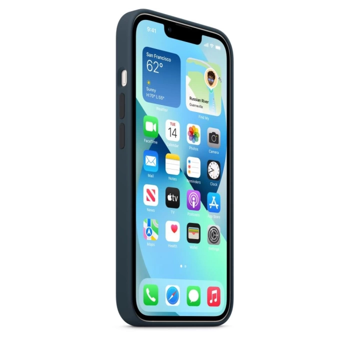 İphone 13 Pro Max Silicone Case Mikrofiber İç Arka Koruma Telefon Kılıfı