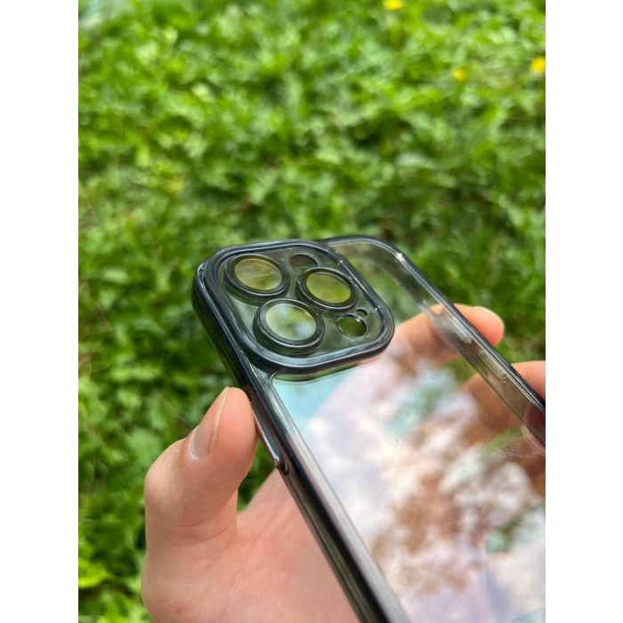 İphone 13 Pro Max Sp Lens Korumalı Silikon Telefon Kılıfı