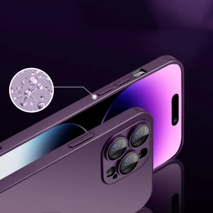 İphone 13 Pro Uyumlu Magsafe Ag Glass Buzlu Cep Telefopnu Kılıfı