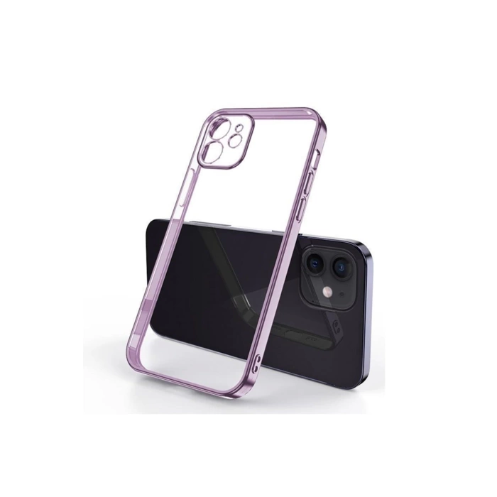İphone 14 Pro Max Lazer Kamera Lens Korumalı Plating Telefon Kılıf&Kapak