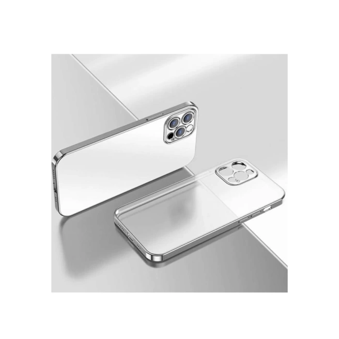 İphone 14 Pro Max Lazer Kamera Lens Korumalı Plating Telefon Kılıf&Kapak