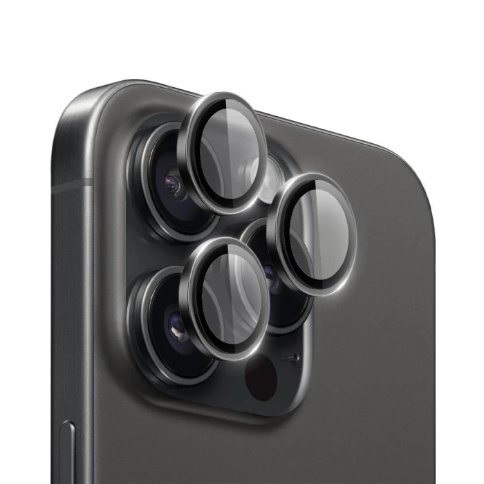 iPhone 16 Pro Ve 16 Pro Max Lens Koruyucu Sapphire Çizilmeye Karşı Dayanıklı Safir Kamera Lens Koruyucu