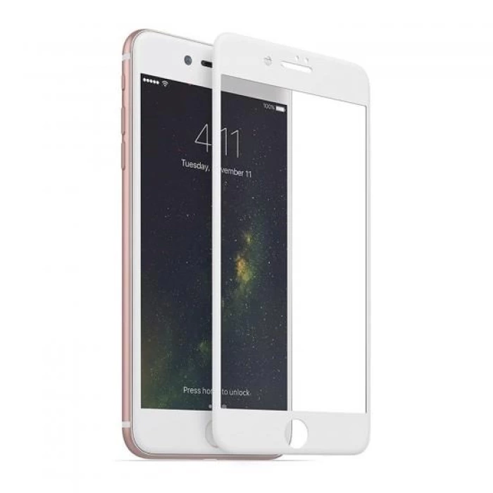 iPhone 6 Plus Seramic Fiber Nano Ekran Koruyucu Beyaz