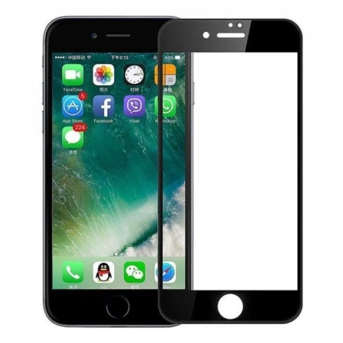 iPhone 6 Seramic Fiber Nano Ekran Koruyucu Siyah