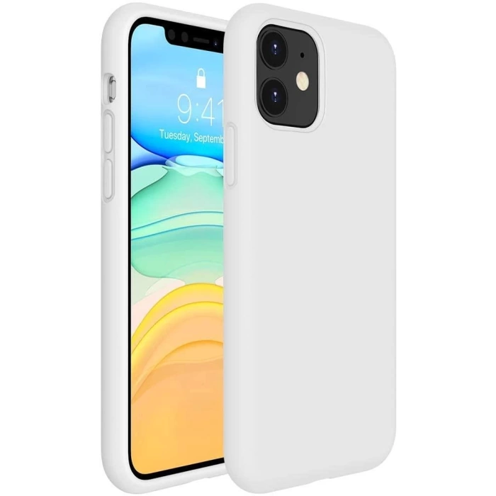 İphone Silikon Case Mikrofiber İç Arka Koruma Telefon Kılıfı