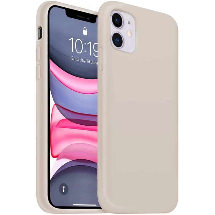 İphone Silikon Case Mikrofiber İç Arka Koruma Telefon Kılıfı