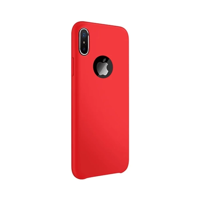 Joyroom Apple iPhone XR  Lyber Serisi Renkli Silikon Kılıf Apple iPhone XR Kırmızı