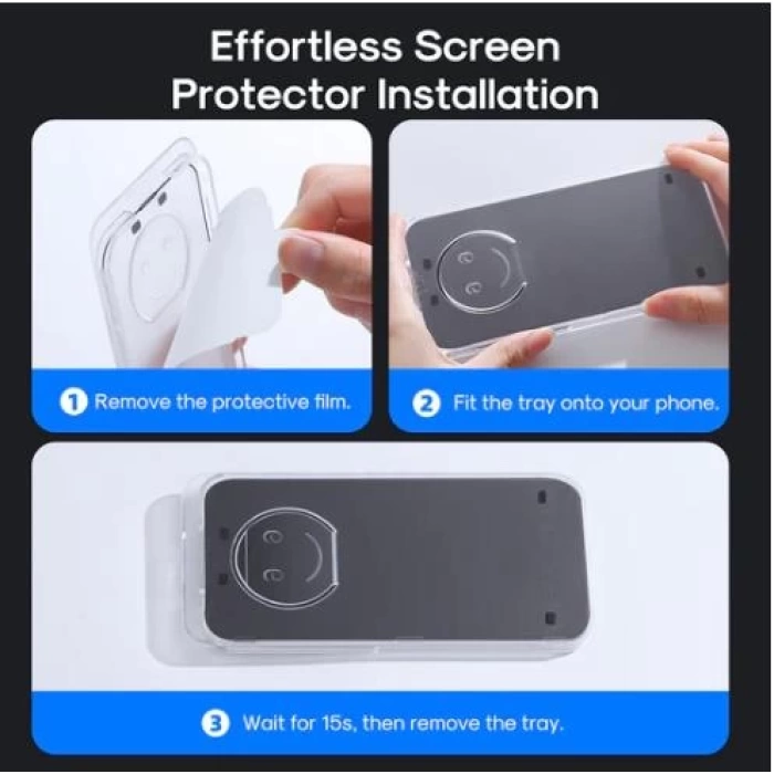 Joyroom İphone 13 Pro Max Hd Kurulum Aparatlı Cam Ekran Koruyucu