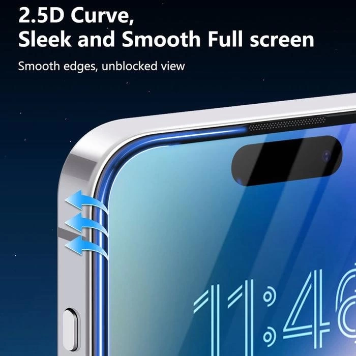 Joyroom İphone 15 Pro Max Uyumlu Gerçek Corning Gorilla Glass Cam Ekran Koruyucu