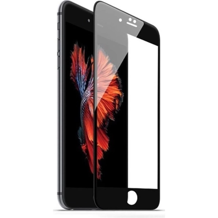 Joyroom JM222 İphone 6 Plus Tam Kaplayan Temperli Erkan Koruyucu Siyah