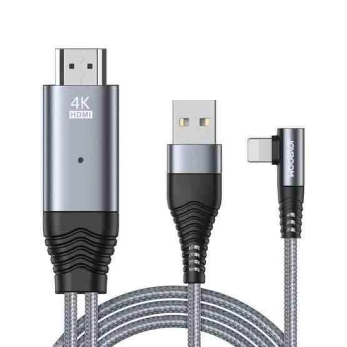 Joyroom SY-35L1 Lightning to HDMI 4K Görüntü Kablosu 3m