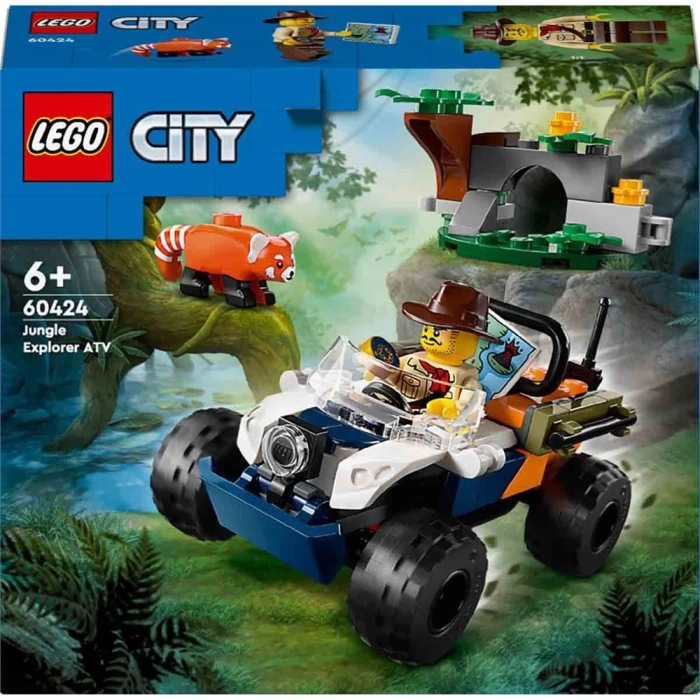 LEGO City Orman Kaşifinin ATV’li Kırmızı Panda Görevi 60424