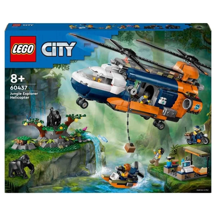 LEGO City Orman Kaşifinin Helikopteri Kamp Yerinde 60437