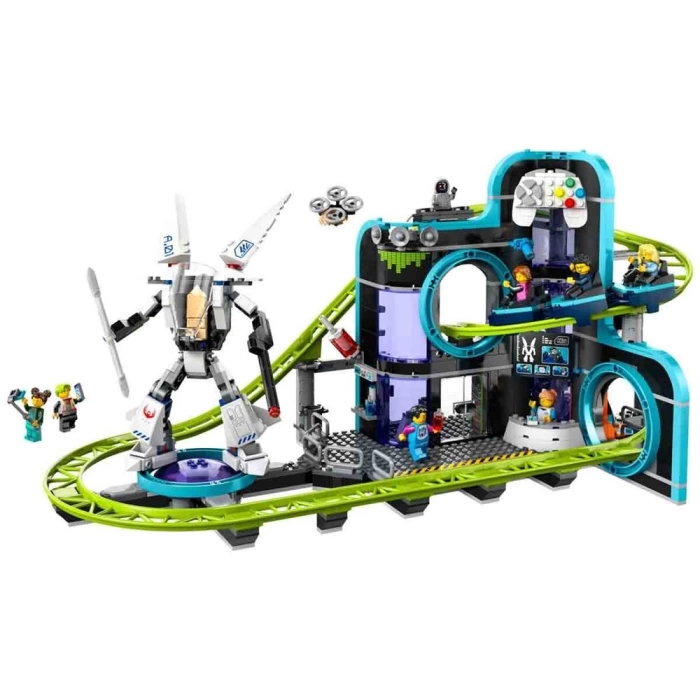 LEGO City Robot Dünyası Hız Treni Parkı 60421