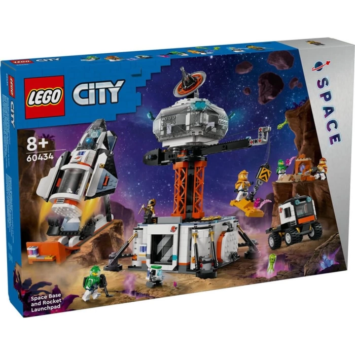 LEGO City Uzay Üssü ve Roket Fırlatma Rampası 60434