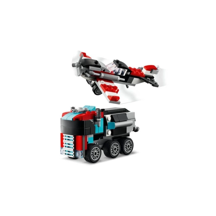 LEGO Creator Helikopterli Açık Kasa Kamyon 31146