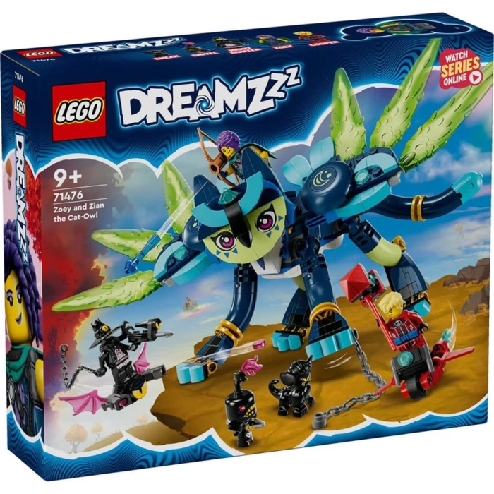 LEGO DREAMZzz Zoey ve Kedi-Baykuş Zian 71476