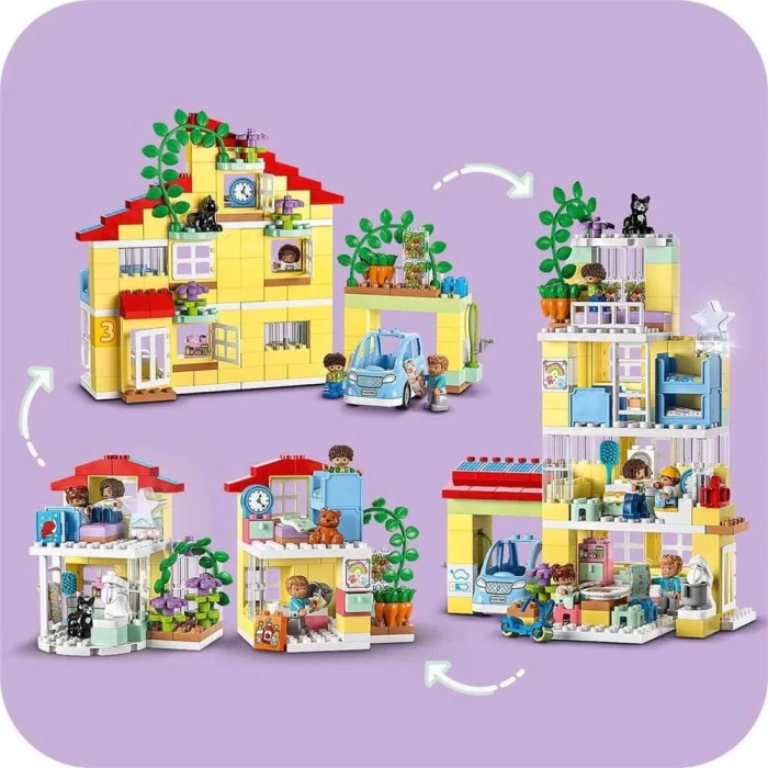 LEGO DUPLO Kasabası 3’ü 1 Arada Aile Evi 10994