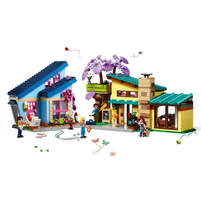 LEGO Friends Olly ve Paisleynin Aile Evleri 42620