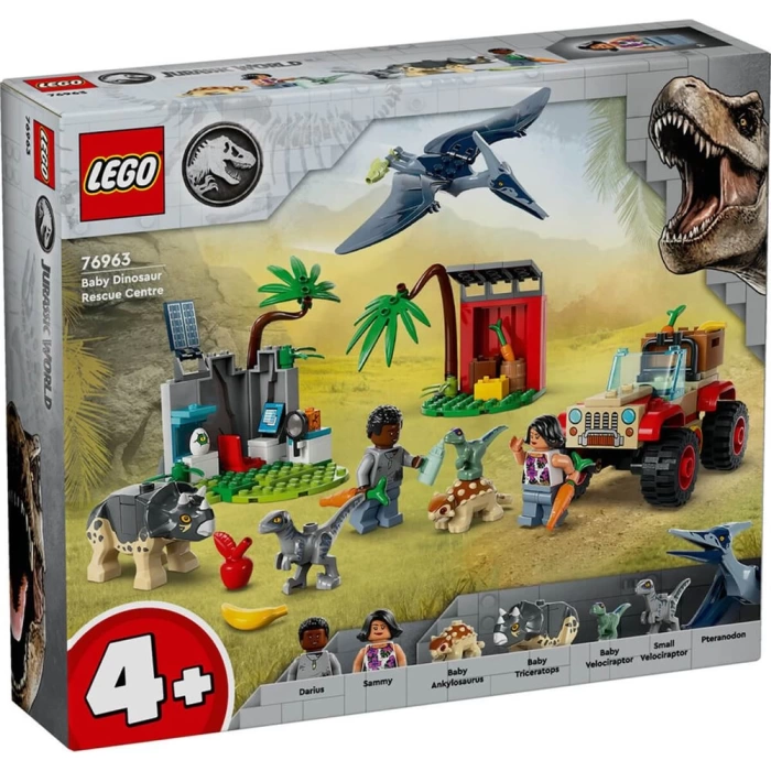 LEGO Jurassic World Yavru Dinozor Kurtarma Merkezi 76963