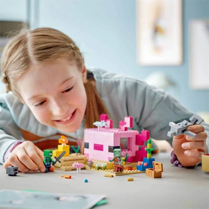 LEGO Minecraft Aksolotl Evi 21247