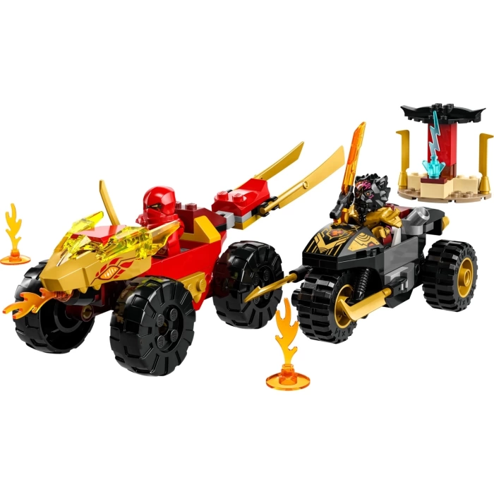 LEGO Ninjago Kai ve Rasın Araba ve Motosiklet Savaşı 71789 - 103 Parça