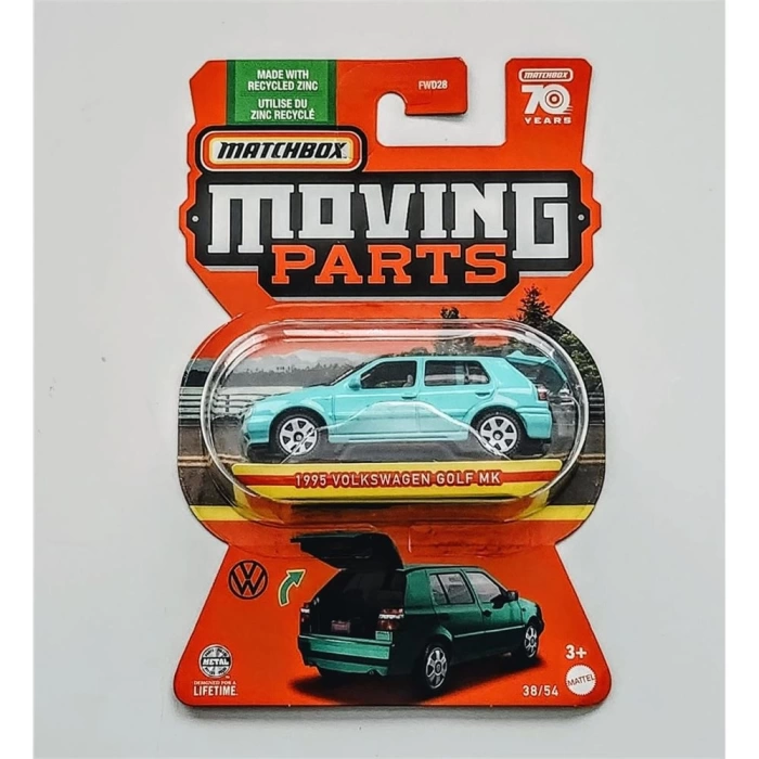 Matchbox 1:64 Arabalar HLG23 - 1995 Volkswagen Golf MK