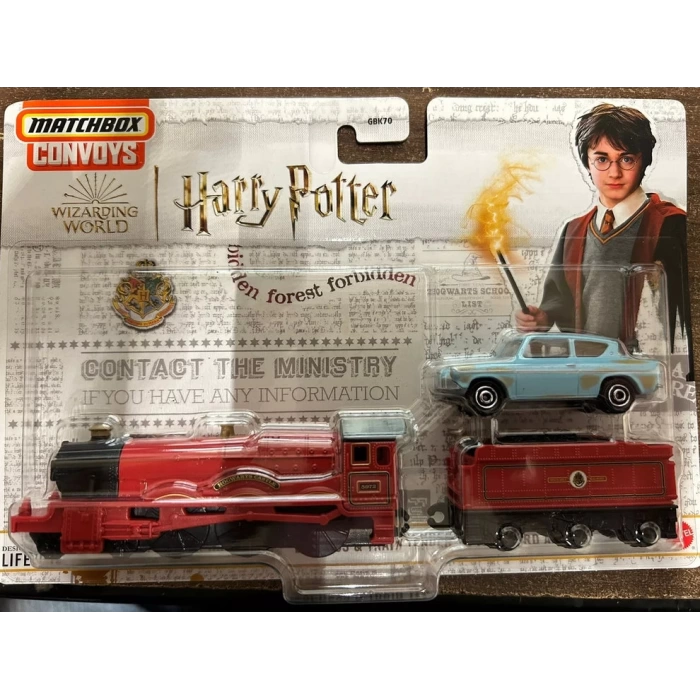 Matchbox Convoys -Haryy Potter Hogwarts Express&Train Tender /// 1962 Ford Anglia-HVR77