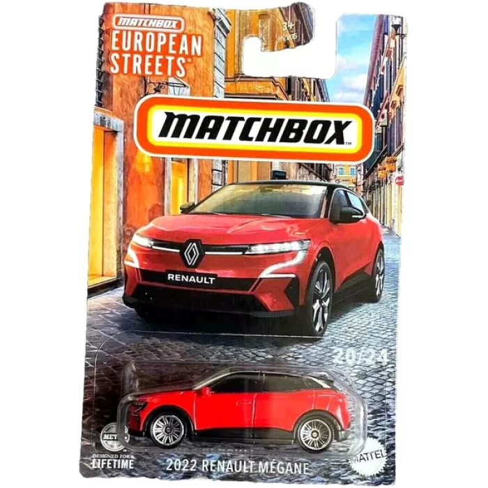 Matchbox European Streets 2022 Renault Megane HVV40